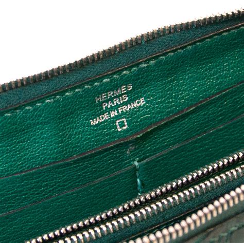 hermes green wallet|hermes azap wallet.